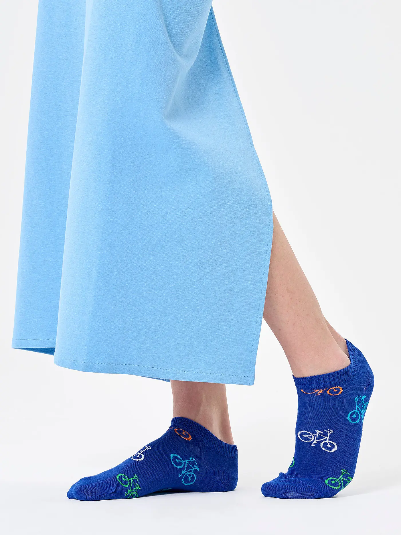 HAPPY SOCKS | Damen Sneaker Socken BIKE 36-40 blue | 